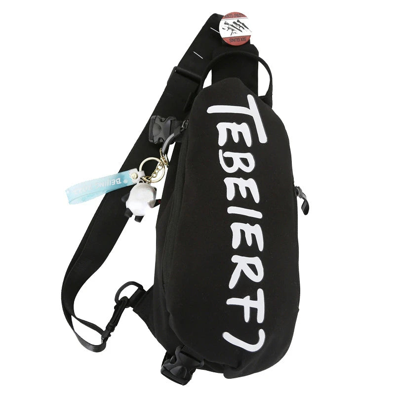 Large-capacity Waist Pack Nylon Waterproof Messenger Bag Couple Models