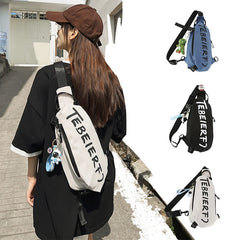 Large-capacity Waist Pack Nylon Waterproof Messenger Bag Couple Models