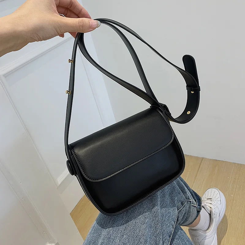 Small Women's Crossbody Bag PU Leather Handbag