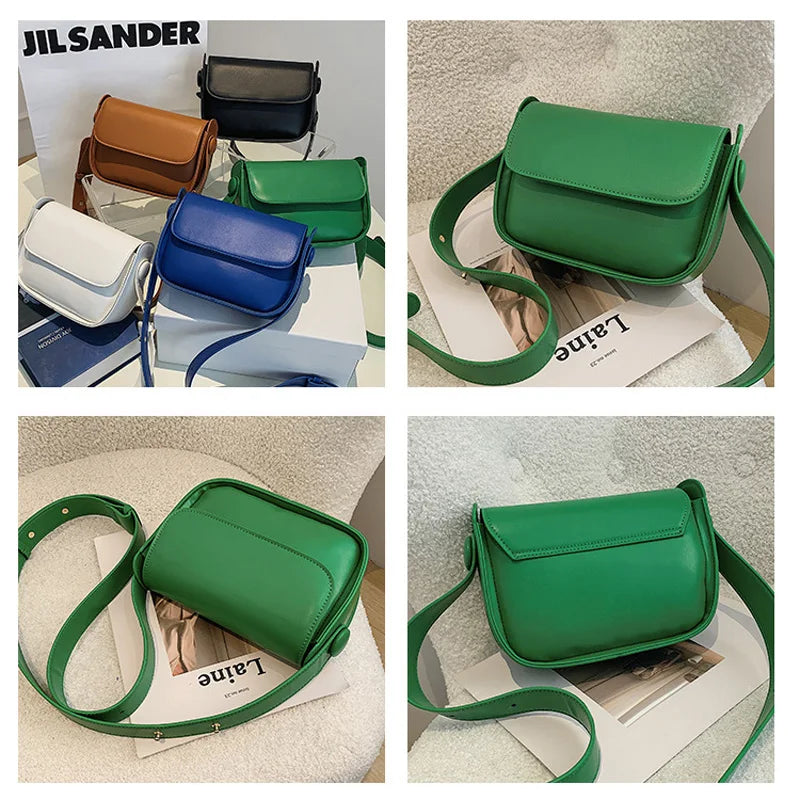 Small Women's Crossbody Bag PU Leather Handbag