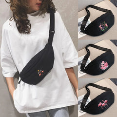 Flamingo Series Crossbody Belt Bag for Women Travel