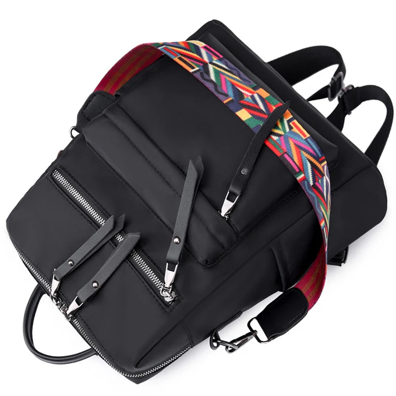 Waterproof Oxford Women Backpack Antitheft Shoulder Bags