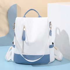 Waterproof Oxford Ladies Backpack Anti-theft School Bag