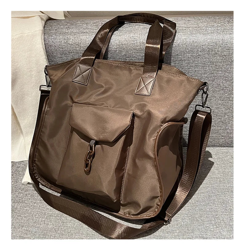 Winter Nylon High Capacity Handbag for Women Travel