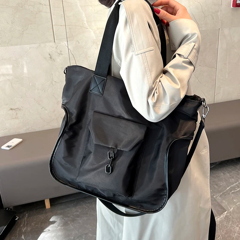 Winter Nylon High Capacity Handbag for Women Travel