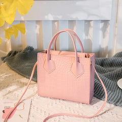 Women's Crocodile Pattern Crossbody Bag PU Leather Shoulder Tote