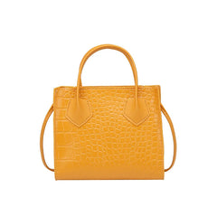 Women's Crocodile Pattern Crossbody Bag PU Leather Shoulder Tote
