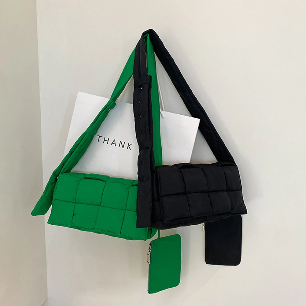 Women's Cross-body Bag Fashionable Shoulder Bag Girls Winter Bag Handbag