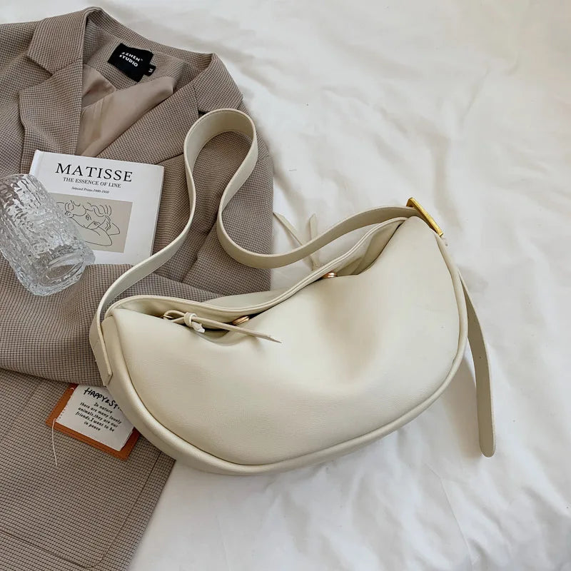 Soft Leather Shoulder Bag for Women Casual Handbags
