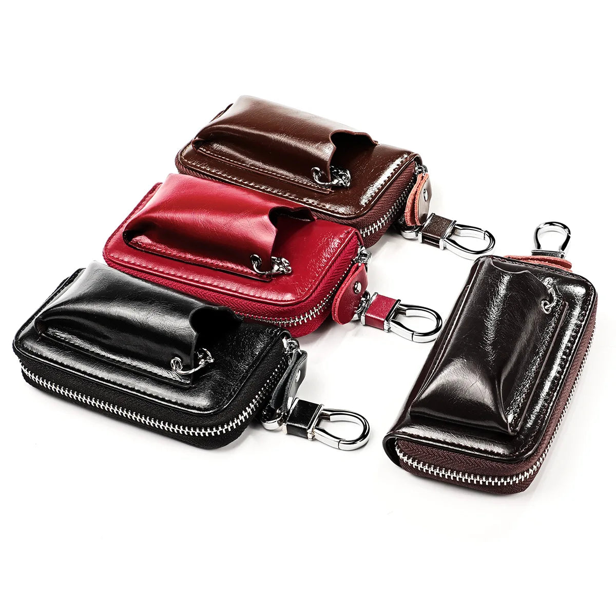 Leather Crossbody Bag for Men Women
