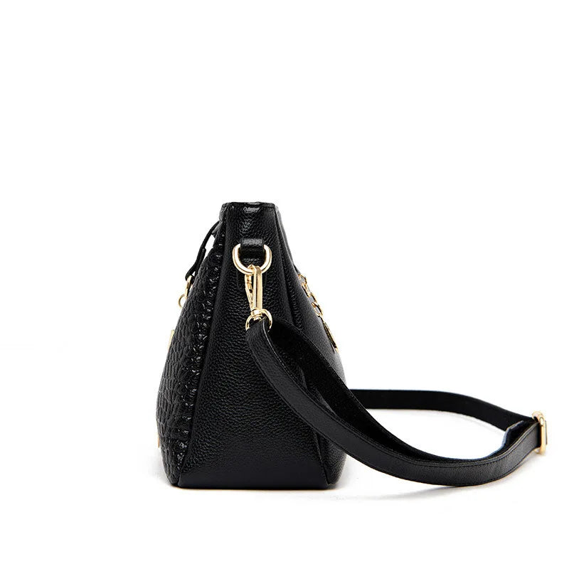 Women's Shoulder Bag Soft Leather Tassel Handbag