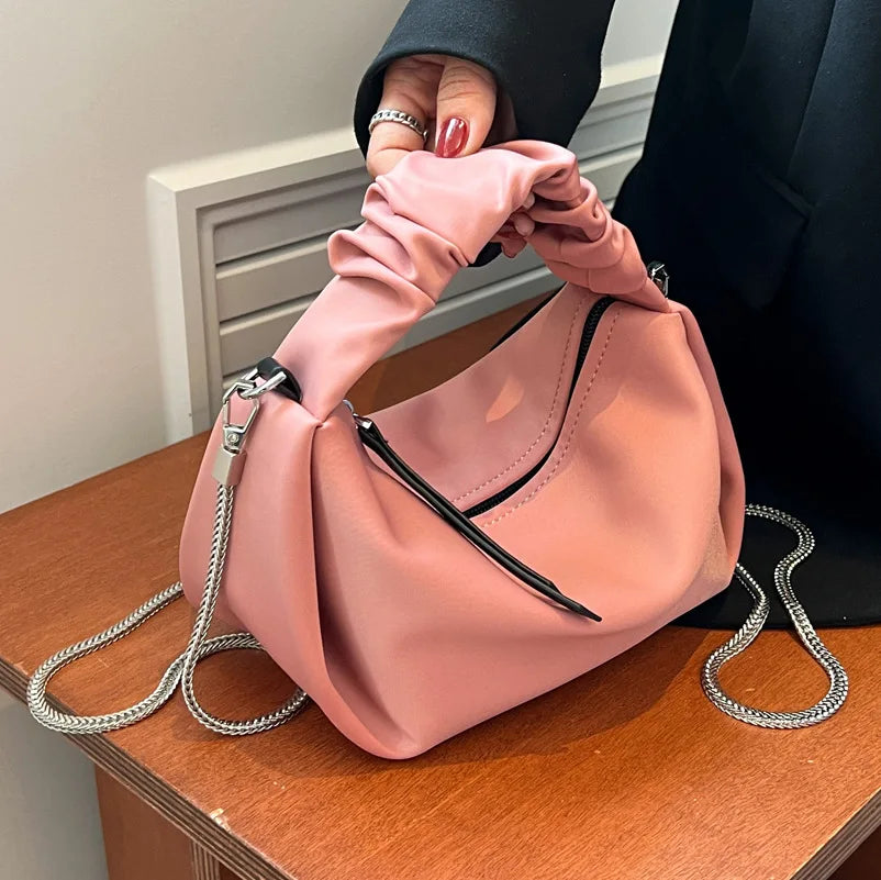 2023 Women's Nylon Chain Shoulder Bag Canvas Messenger Bag