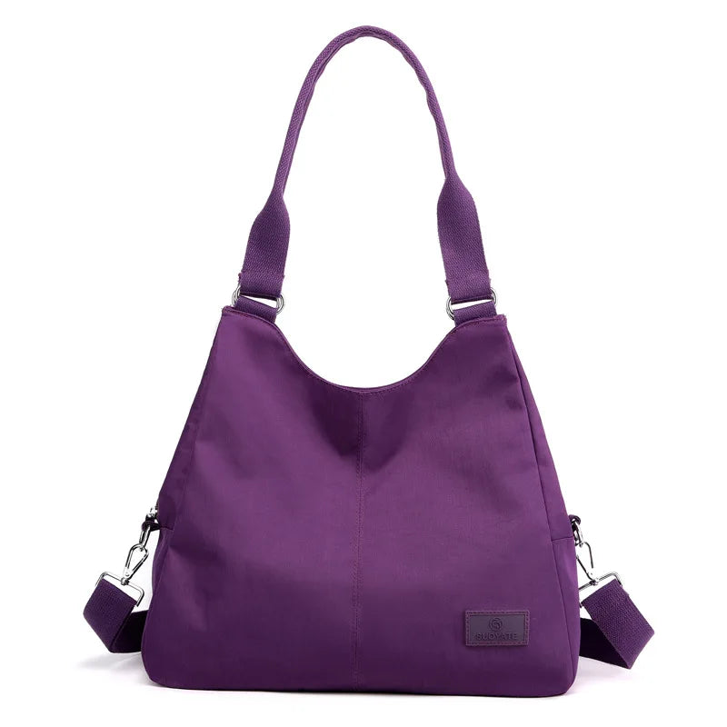 2023 Women Casual Nylon Tote Bag Lightweight Waterproof Large Capacity Handbag