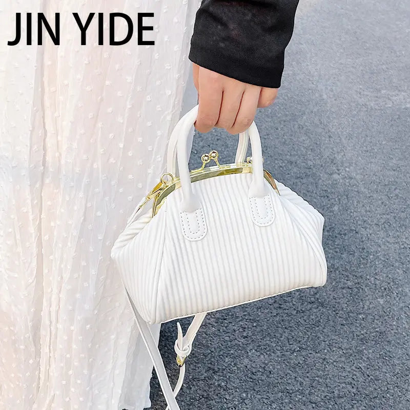 2023 Pleated Handbag with Handle for Women