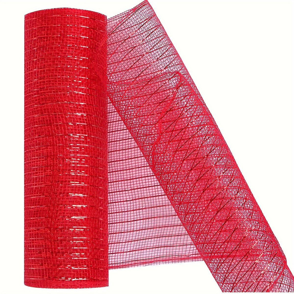 Colorful Mesh Roll Flower Ring Christmas Golden Wire Mesh Ribbon 25 9 14meter