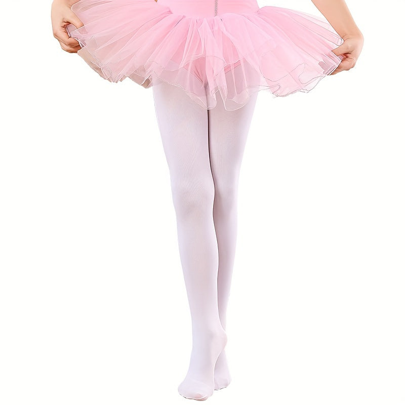 Kids Thin Leggings Dance Socks 4 Pairs