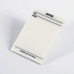 Clear Sticky Notes Large Grid Pad Waterproof Easy To Post Writable Note