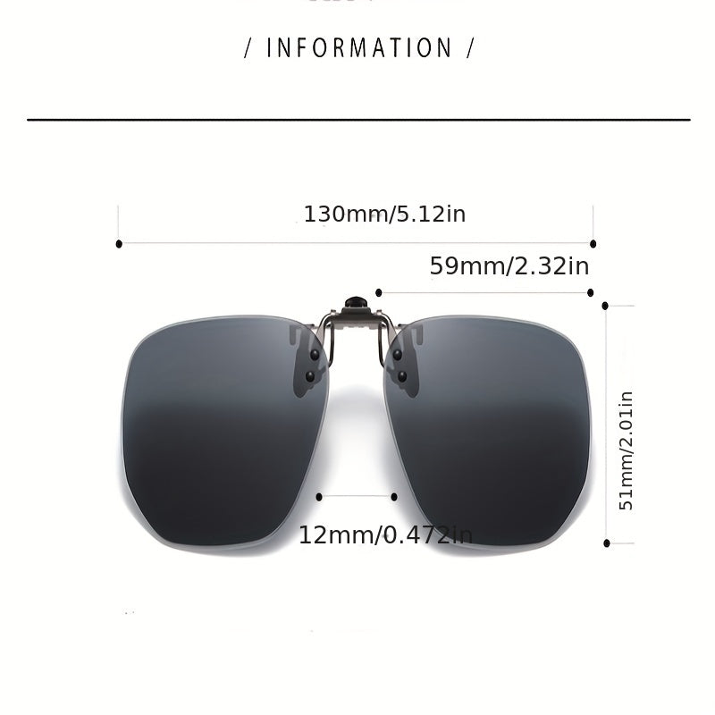 Men's Polarized Sunglasses Clip for Driving