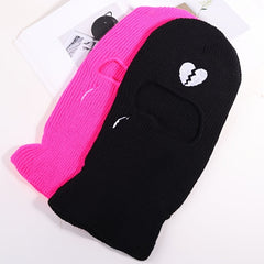 Heartbreak Embroidered Wool Pullover Cap