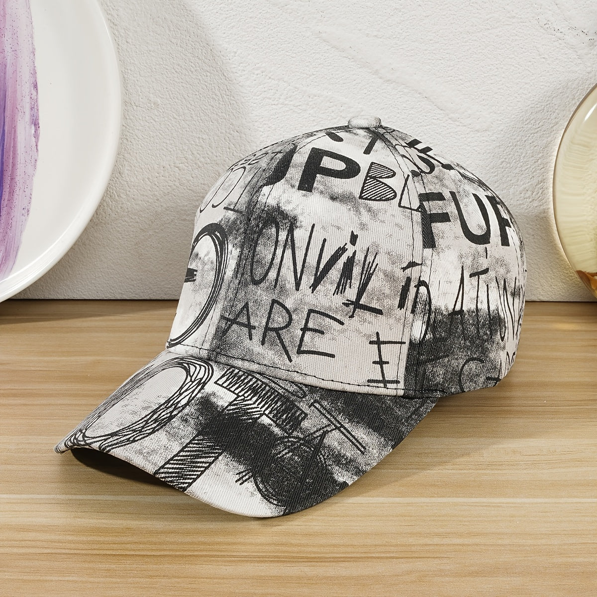 Vintage Graffiti Baseball Cap Snapback Hat