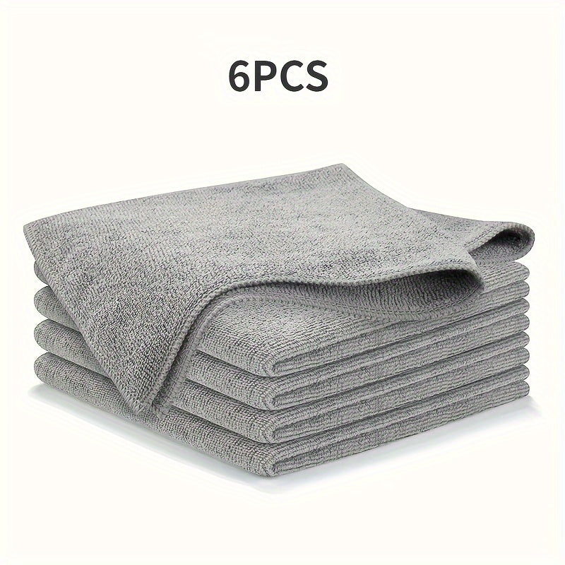 6pcs Microfiber Car Towel Set for Camping & Hiking