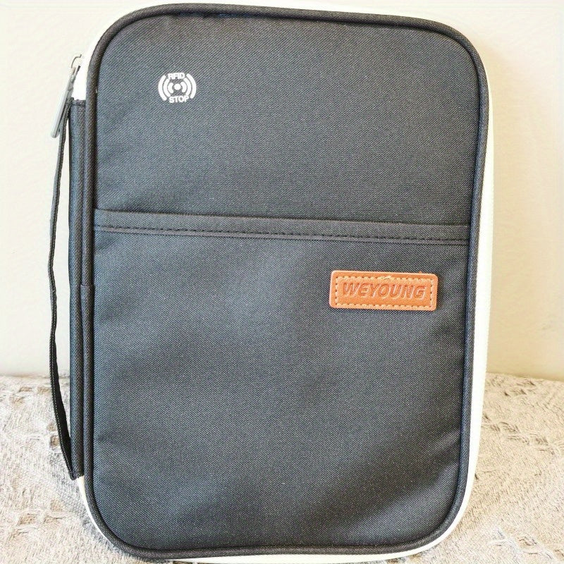 Large RFID Blocking Passport Bag