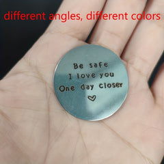 Deployment Gift Pocket Coin Love Token Military Long Distance Gift