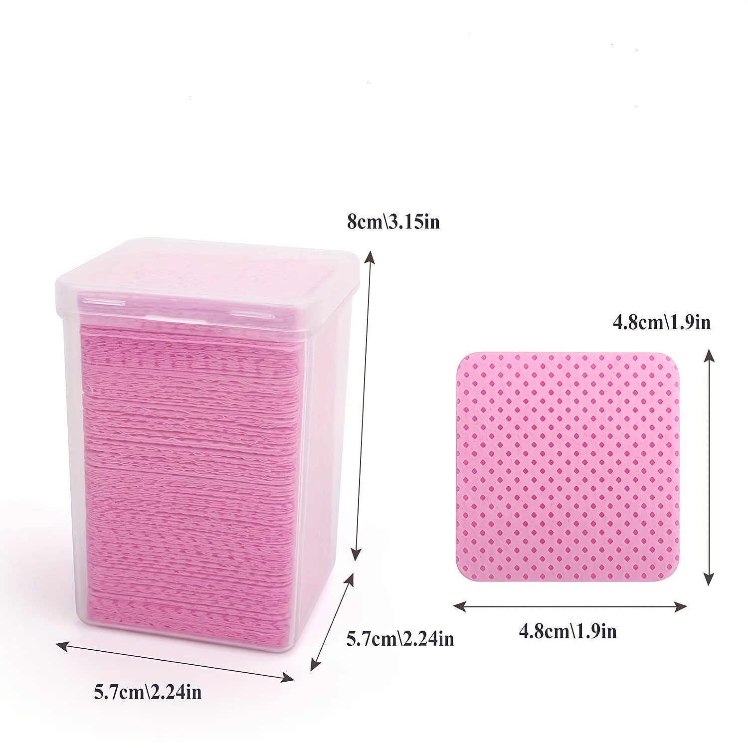 Lint-Free Eyelash Extension Glue Wipes for Tweezers & Bottles