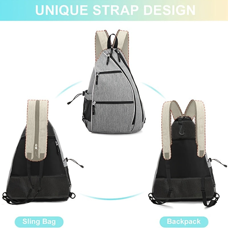 Large Waterproof Pickleball Shoulder Bag for Organization and Protection