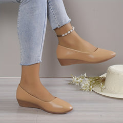 Women's Pointed Toe Soft Sole Slip On Casual Flats