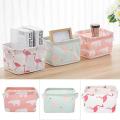 Foldable Desktop Storage Box Stationery Cosmetics Storage
