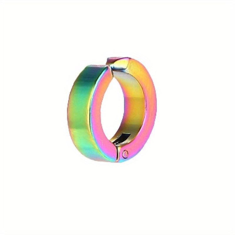 Titanium Steel Small Earrings for Men