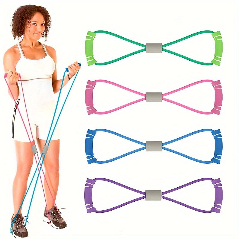 8 Shaped Resistance Tension Rope Yoga Band