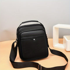 Men's Commuting Crossbody Bag Casual Handbag Small Square Shoulder Bag
