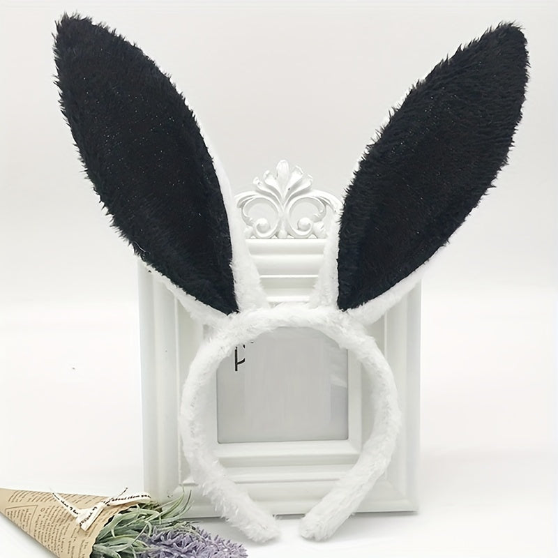Bunny Rabbit Ear Headband Plush Hairband Costume Party Easter Hair Accessories