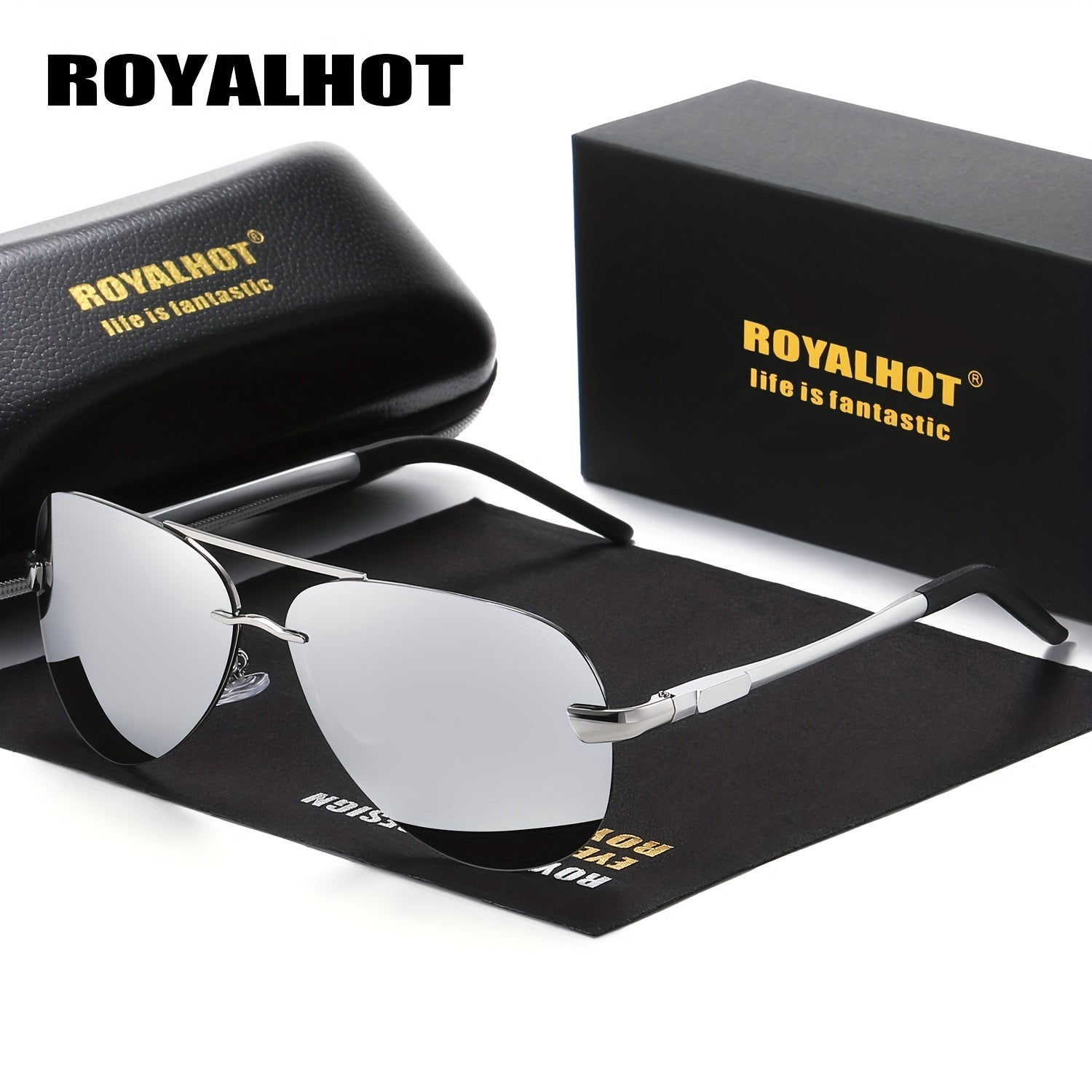 RoyalHot Metal Polarized Outdoor Sunglasses for Cycling