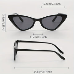 Y2K Cat Eye Sunglasses for Women Men UV400 Sun Shades Glasses