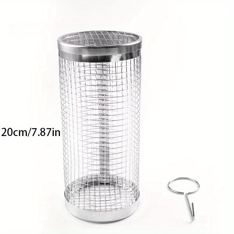 BBQ Net Tube Grill Basket for Fish & Vegetables