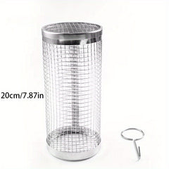BBQ Net Tube Grill Basket for Fish & Vegetables