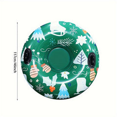 Inflatable Skiing Circle High Elasticity & Coldproof Cushion