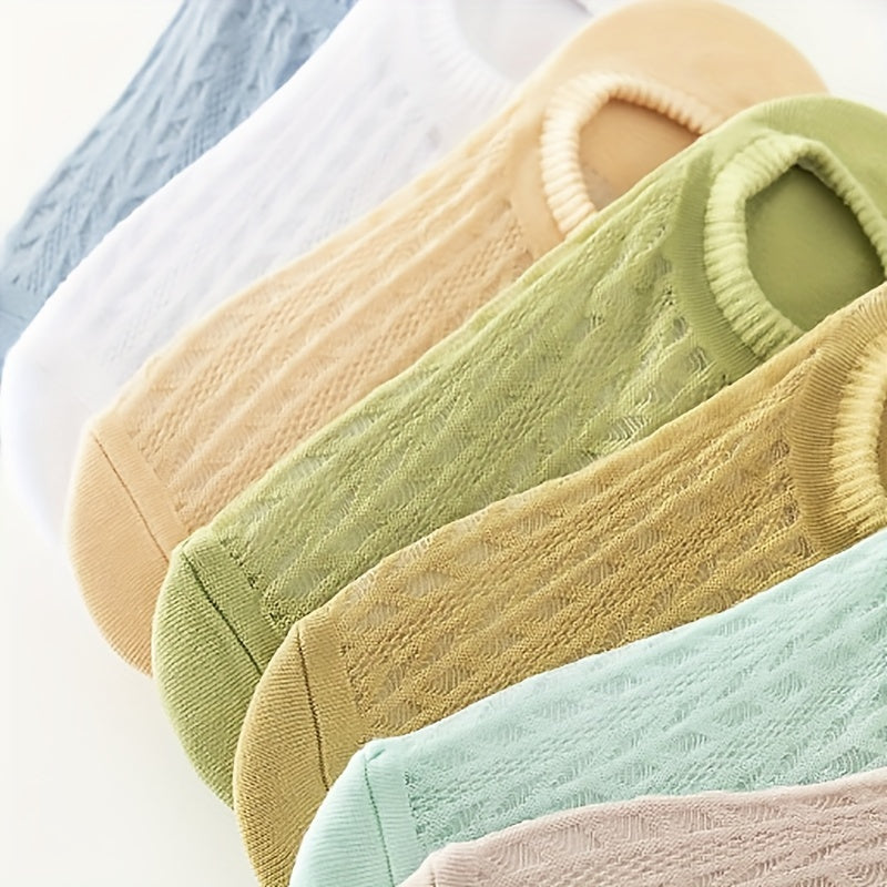 8 Pairs Soft Low Cut Ankle Socks Women's Stockings