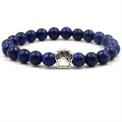 Natural Agate Bracelet Hand woven Rope Tourmaline Lapis Lazuli Turquoise Amber