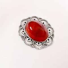Vintage Boho Style Natural Crystal Stone Alloy Pendants