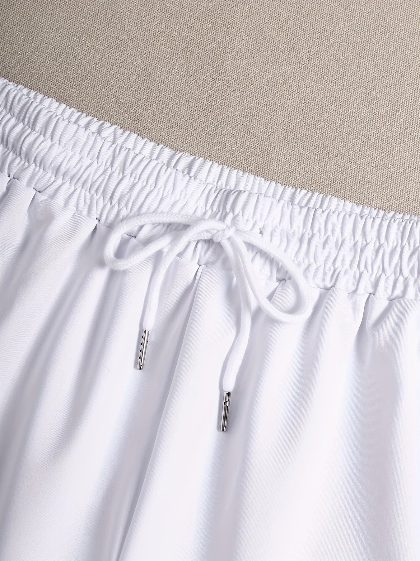 JESUS Letter Print Sleep Bottoms Casual Drawstring Lace Up Shorts