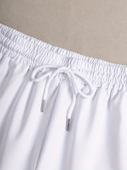 JESUS Letter Print Sleep Bottoms Casual Drawstring Lace Up Shorts