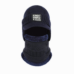 Winter Ear Cap Set With Velvet And Insulation