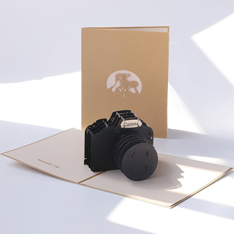 3D Pop Up Camera Card Greeting Card for All Occasions