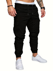 Men's Relaxed Fit Cargo Pants With Flap Pockets