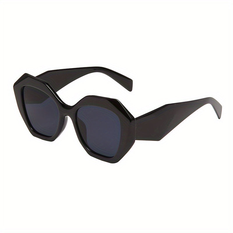 Geometric Frame Sunglasses Gradient Lens UV400
