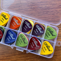 ABS Resin Guitar Picks Smooth & Scrub Surfaces for Versatile Playing